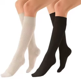 Medical compression stockings to the knees, covering the toes, CCL1, JOBST soSoft