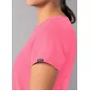 Modern V-Neck Top A6008 Azalea Pink