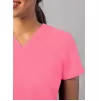 Modern V-Neck Top A6008 Azalea Pink