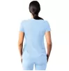 Modern V-Neck Top A6008 Sky Blue