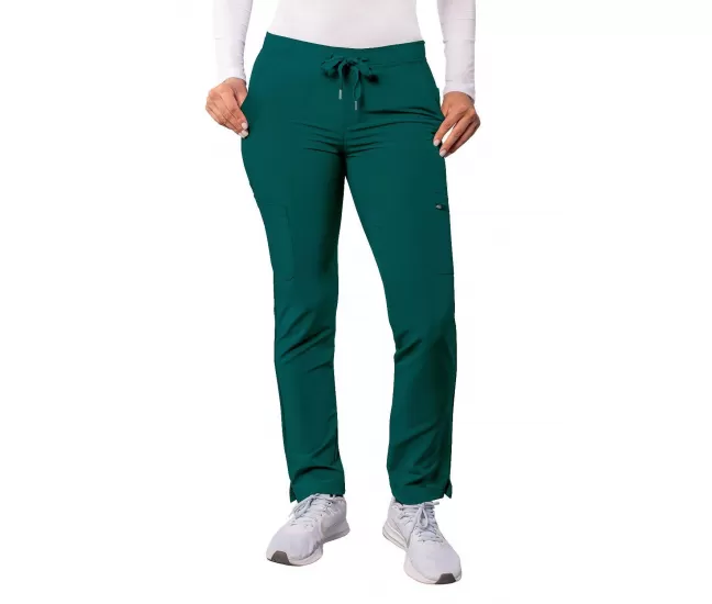 Medicininės kelnės Cargo A6104 tamsiai žalios