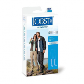 Medicininės tampriosios kompresinės kojinės iki kelių, dengiančios pirštus, I (15-20 mmHg) kompresijos klasė, JOBST Activewear Medicininės tampriosios kompresinės kojinės iki kelių, dengiančios pirštus, I (15-20 mmHg) kompresijos klasė, JOBST Activewear