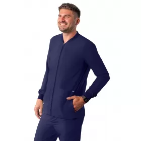 Men's Bomber Zipped Jacket A6206 Navy Men's Bomber Zipped Jacket A6206 Navy