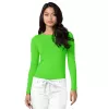 Long Sleeve Comfort Tee 2900 Neon Lime Green