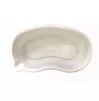Disposable plastic kidney-shaped bowl, 580 ml, 1 pcs.