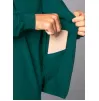 Men's Bomber Zipped Jacket A6206 Dark Teal
