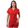 Women's Elevated V-neck Scrub Top P4212 Apple