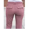 Women's Slim Fit 6 Pocket Pant P4100 Heather Wine