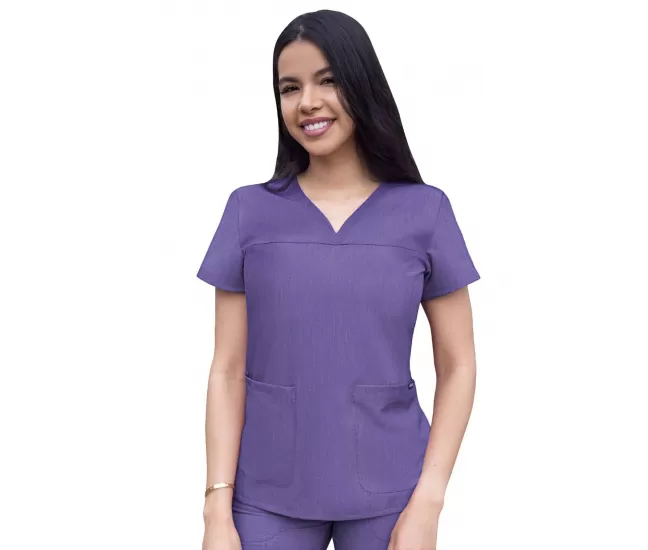 Medicininė palaidinė P4210 Heather violetinė (vynuogių)