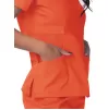 Women’s Mock Wrap Top S8302 Mandarin Orange