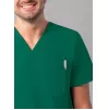 Men's Modern V-Neck Top A6010 Hunter Green