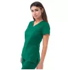 Women’s Sweetheart V-neck Scrub Top P4210 Hunter Green