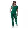 Women’s Sweetheart V-neck Scrub Top P4210 Hunter Green