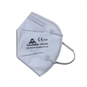 Medicinis apsauginis respiratorius FFP2 be vožtuvo, 3 vnt. Medicinis apsauginis respiratorius FFP2 be vožtuvo, 3 vnt.