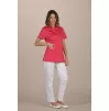 Woman top Lazise Coral Red