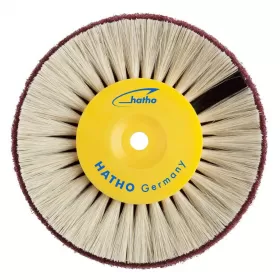 Chungking bristles brush with Scotch Brite insert 2 rows, straight, 80 mm