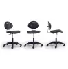 Laboratory chair with backrest and wheels 0808PUN