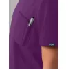 Men's Modern V-Neck Top A6010 Eggplant