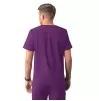 Men's Modern V-Neck Top A6010 Eggplant