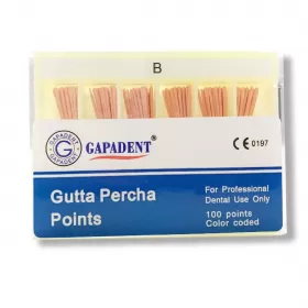 Gutta Percha Points, A~B, 100 pcs.