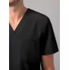 Men's Classic V-Neck Top A6006 Black