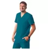 Men's Classic V-Neck Top A6006 Caribbean Blue