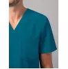 Men's Classic V-Neck Top A6006 Caribbean Blue