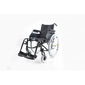 Neįgaliojo vežimėlis aliuminiu rėmu, sėdimosios dalies plotis 46cm