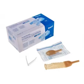 External catheters for men, latex, M - L, 1 pcs.