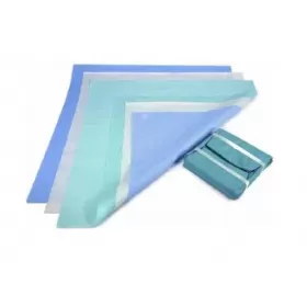 Crepe paper 60 g, 75 x 75 cm, green, 174 pcs.