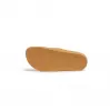 Orthopedic leather opened slippers Dr. Luigi, beige