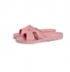 Orthopedic leather opened slippers Dr. Luigi, pink