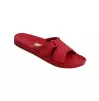 Orthopedic leather opened slippers Dr. Luigi, red