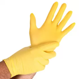 Nitrile gloves Safe Light, yellow, 100 pcs.
