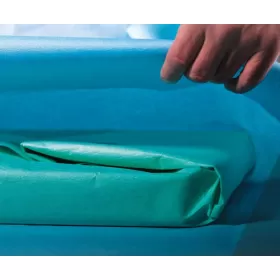 Crepe paper in sets, reinforced cellulose+SMS, 130 x150 cm, 102 pcs.