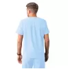 Men's Modern V-Neck Top A6010 Sky Blue