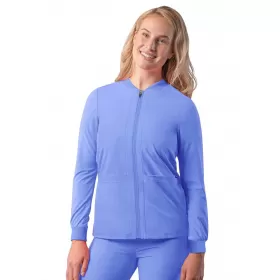 Švarkelis užsegamas užtrauktuku A6200 šviesiai mėlynas Švarkelis užsegamas užtrauktuku A6200 šviesiai mėlynas