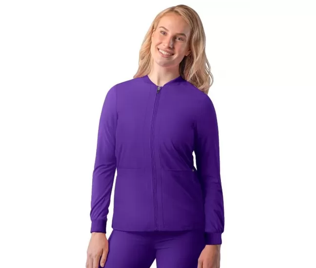 Švarkelis užsegamas užtrauktuku A6200 violetinis (vynuogių)