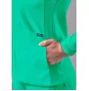Women's Bomber Zipped Jacket A6200 Sea Glass
