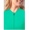 Women's Bomber Zipped Jacket A6200 Sea Glass