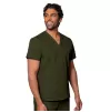 Unisex Drawstring Scrub Set 701 Olive