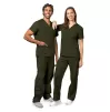 Unisex Drawstring Scrub Set 701 Olive