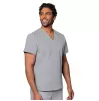 Unisex Drawstring Scrub Set 701 Silver Gray