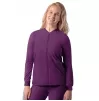 Women's Bomber Zipped Jacket A6200 Eggplant