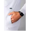 Men's Bomber Zipped Jacket A6206 White