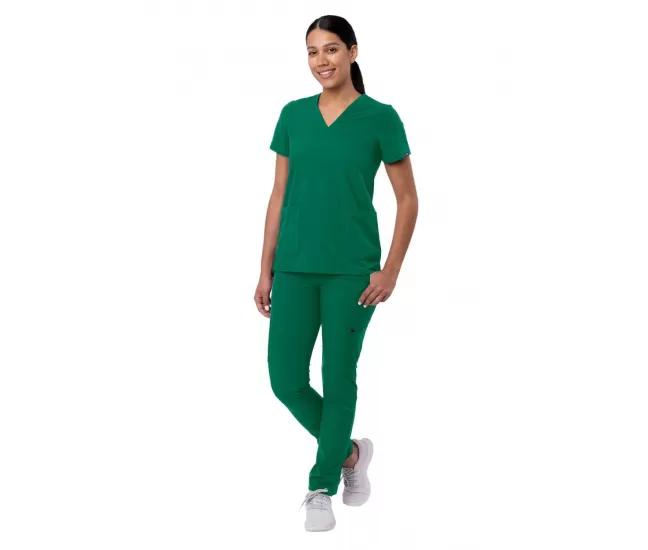 Women's Go-Basic Scrub Set A9200 Hunter Green