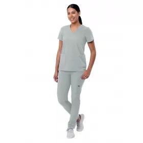 Women's Go-Basic Scrub Set A9200 Silver Gray