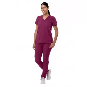 Women's Go-Basic Scrub Set A9200 Wine