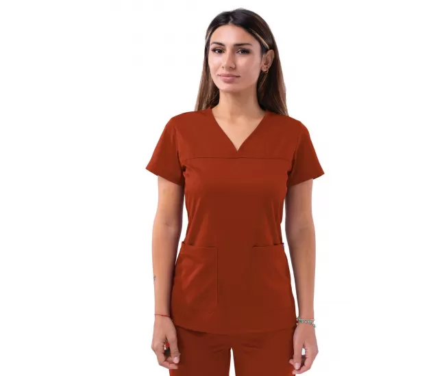 Medicininė palaidinė P4210 raudona ochros (Red Ochre)