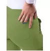 Medicininės kelnės P7104 pavasarinių lapų žalios